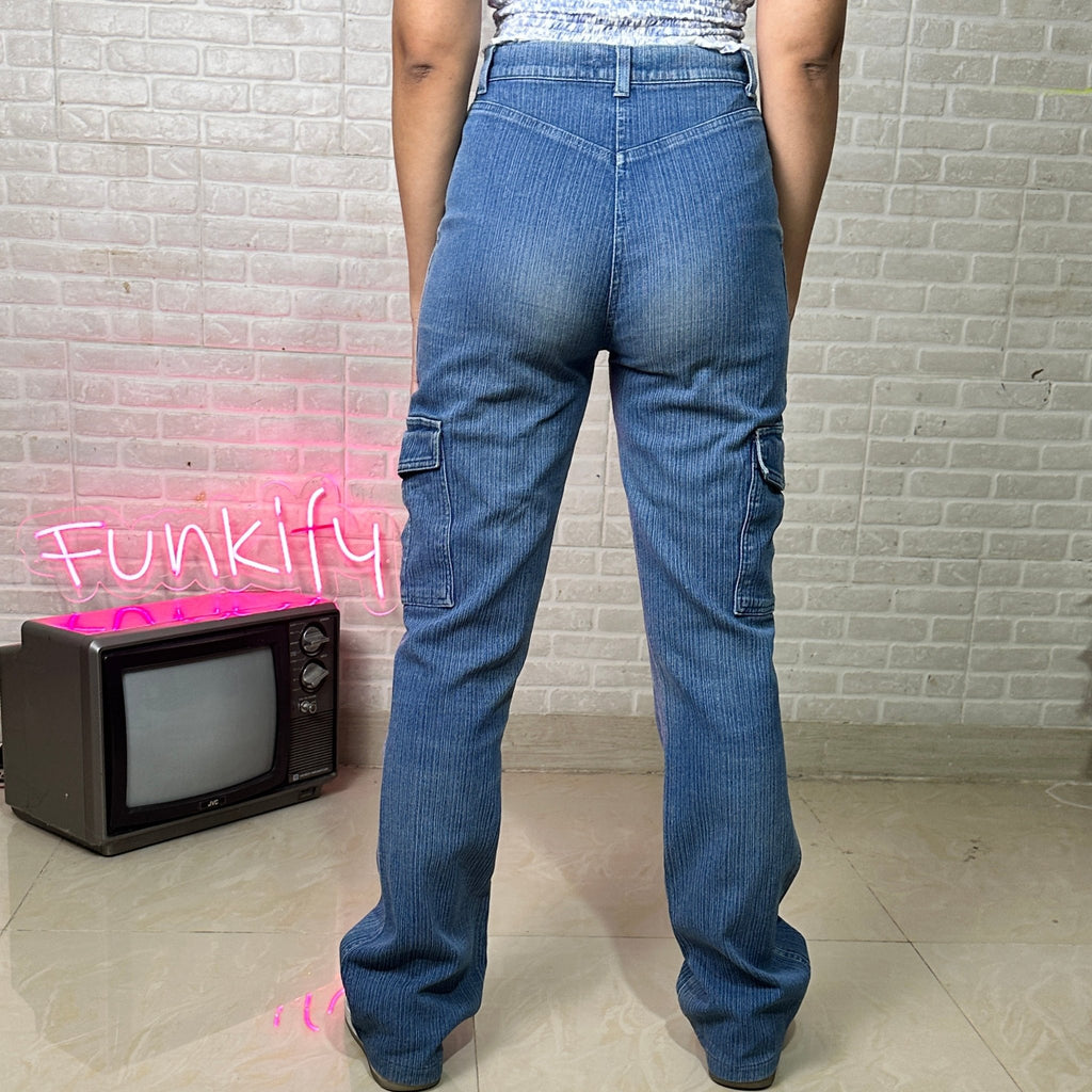 Women's Cargo Jeans - Funkify