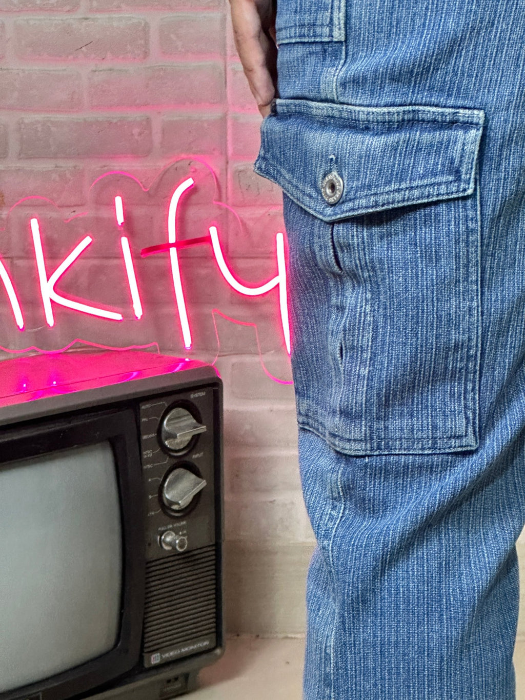 Women's Cargo Jeans - Funkify