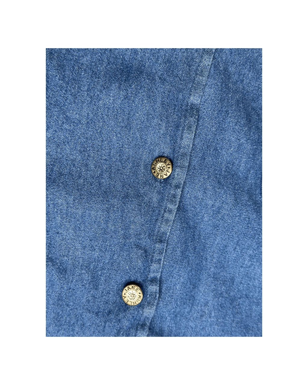 Women’s Embroidered Denim Shirt XL - Funkify