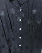 Women's Embroidered Floral Shirt Medium - Funkify