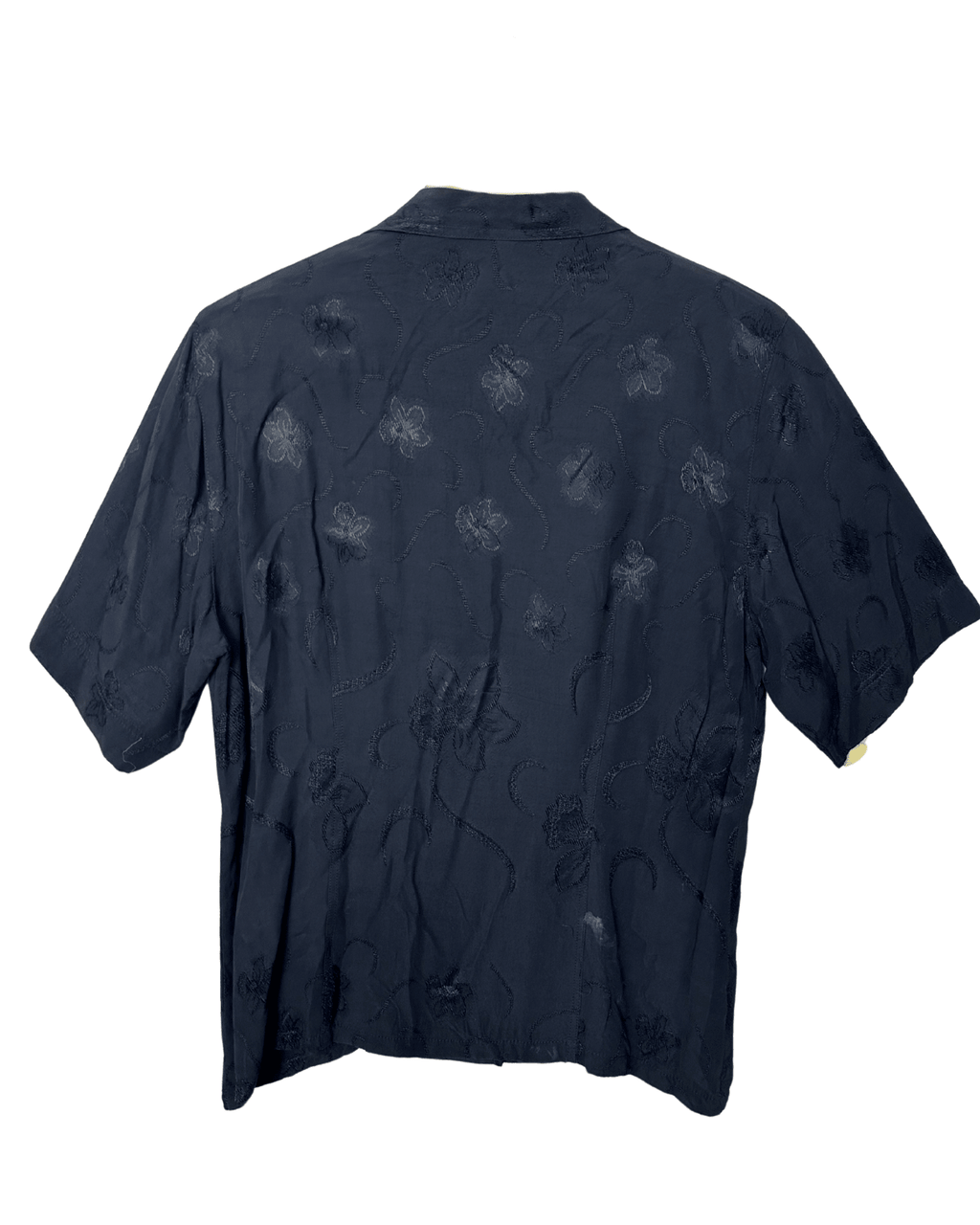 Women's Embroidered Floral Shirt Medium - Funkify
