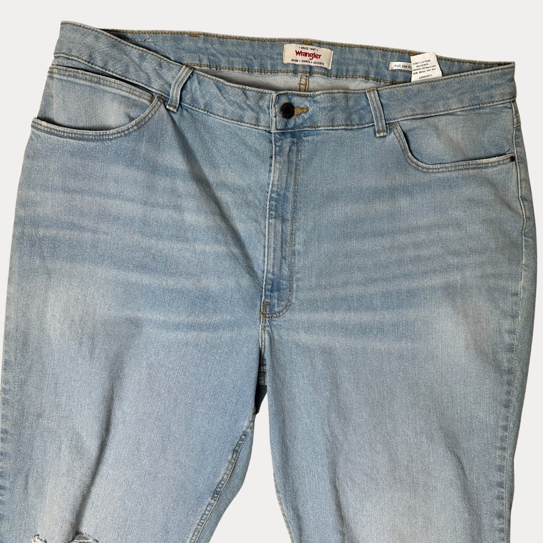 WOMEN'S Wrangler High Rise True Straight Leg Jeans - Funkify