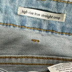 Wrangler high rise true straight leg women's jeans