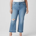 Wrangler high rise true straight leg women's jeans