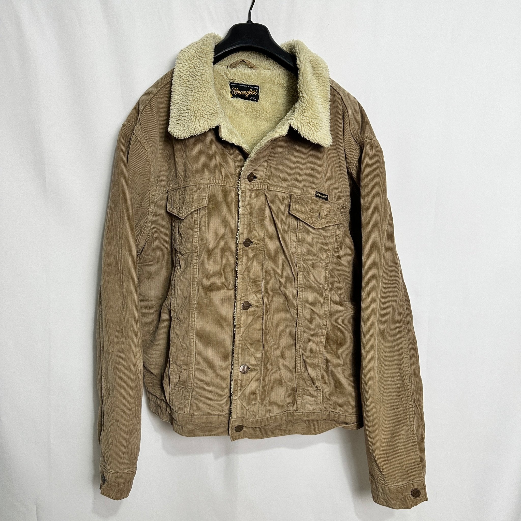Wrangler corduroy Sherpa lined Jacket - Funkify