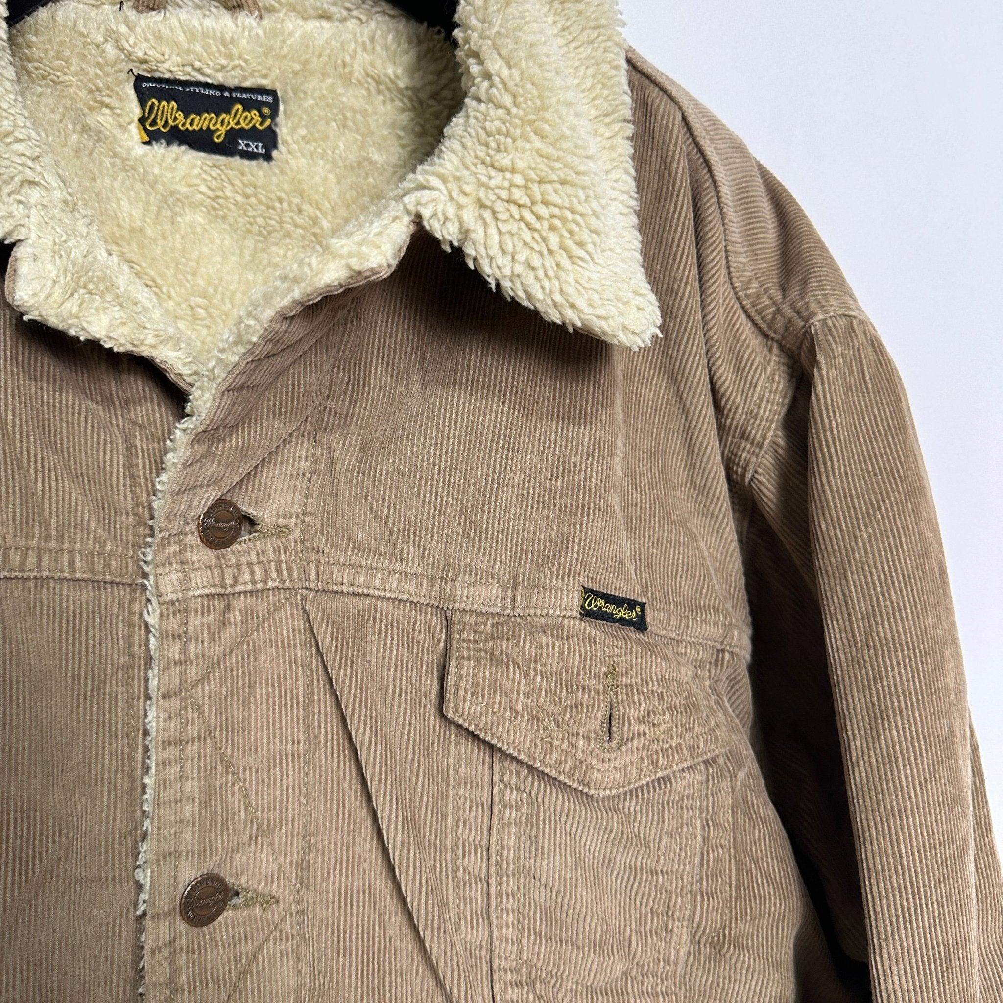 Wrangler corduroy Sherpa lined Jacket - Funkify