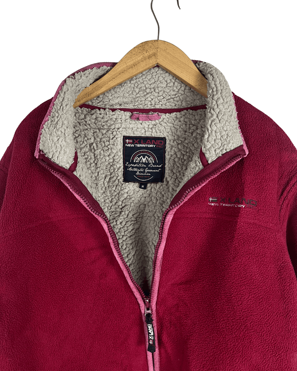 X Land Sherpa Lined Jacket - Medium - Funkify