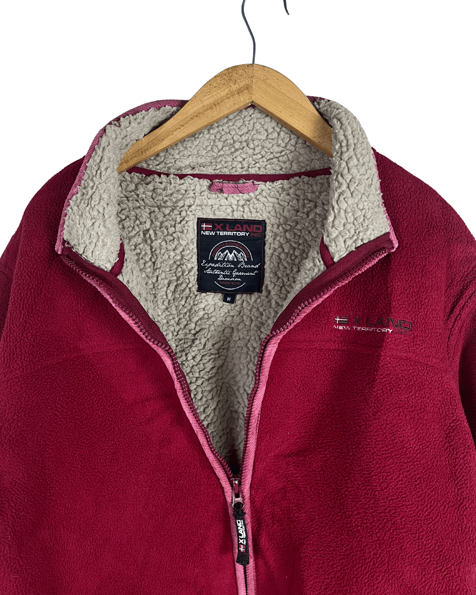 X Land Sherpa Lined Jacket - Medium - Funkify