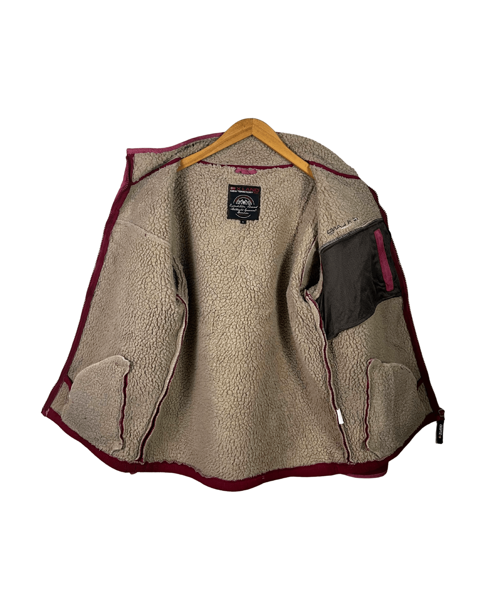 X Land Sherpa Lined Jacket - Medium - Funkify
