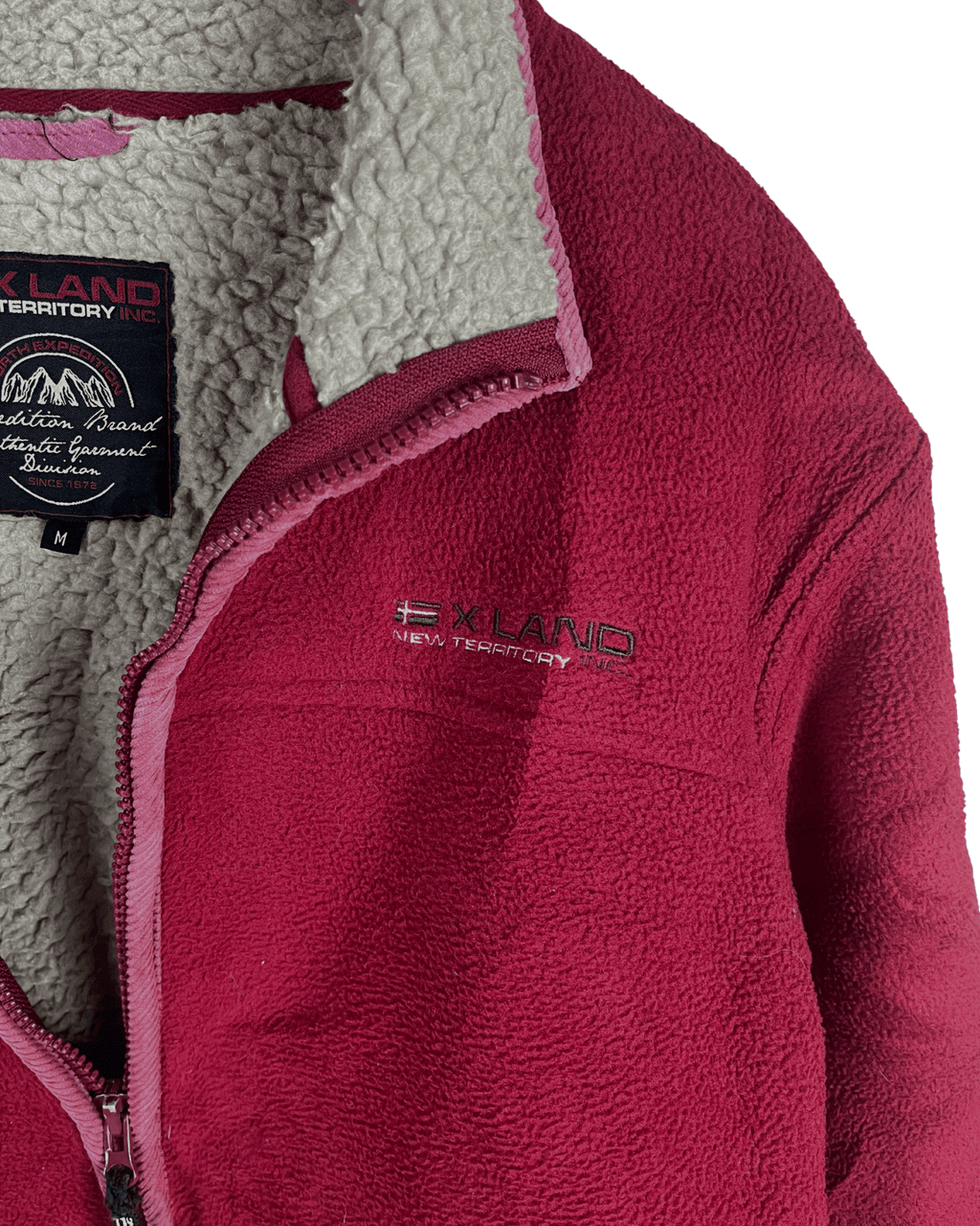 X Land Sherpa Lined Jacket - Medium - Funkify