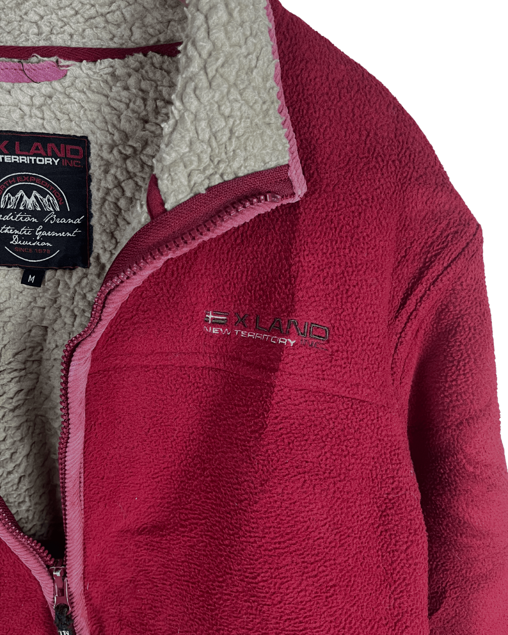 X Land Sherpa Lined Jacket - Medium - Funkify