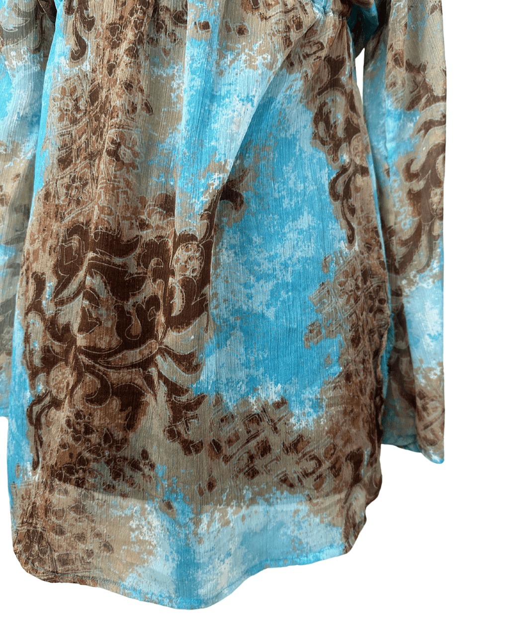 Y2K Boho Empire Waist Top Medium/Large - Funkify