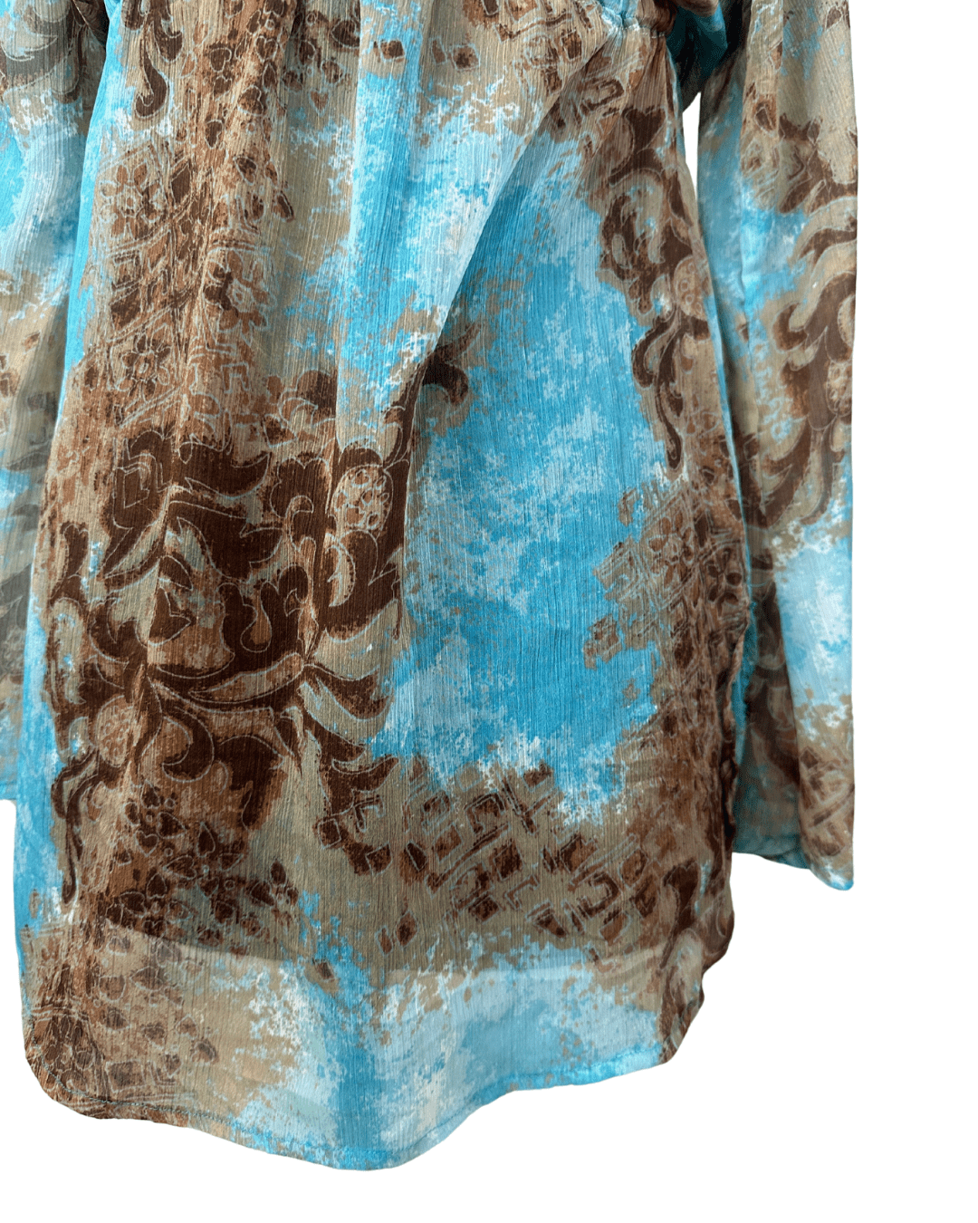 Y2K Boho Empire Waist Top Medium/Large - Funkify
