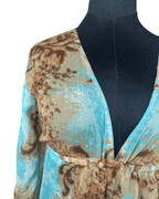 Y2K Boho Empire Waist Top Medium/Large - Funkify