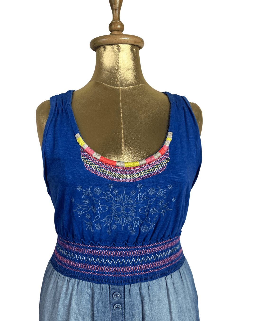 Y2K Cache Cache Denim Spirit Dress - Funkify