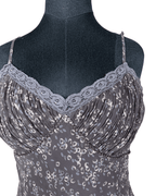 Y2K Cami Top with Lace Trim Medium - Funkify