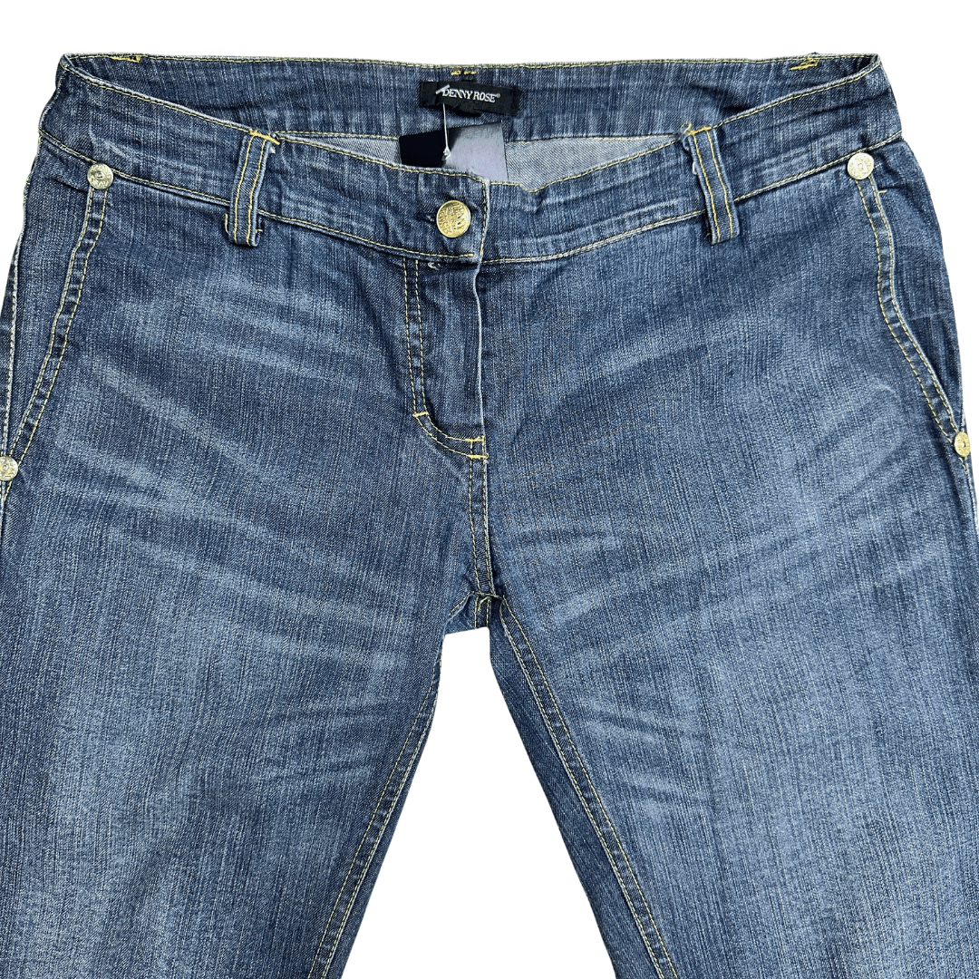 Y2k Denny Rose Women's Low Waist Jeans - Funkify
