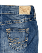 Y2K EDC Denim Mini Skirt - Funkify