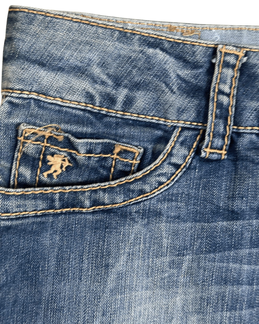 Y2K EDC Denim Mini Skirt - Funkify
