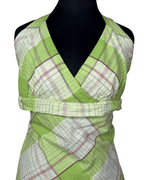 Y2K Erica Brooke Halter Top with Back Tie - Funkify
