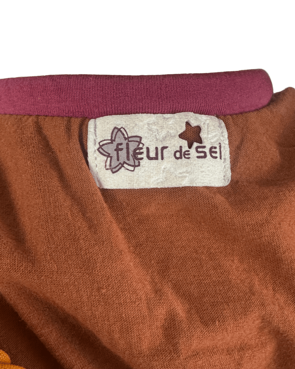 Y2K Fleur De Sel Graphic Top with Pink Tie and Sheer Overlay - Funkify