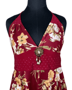 Y2K Halter Top with Assymetrical Hem Size M to L - Funkify