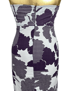 Y2K Kookai Abstract Floral Halter Dress - Funkify