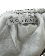 Y2K Kookai Abstract Floral Halter Dress - Funkify