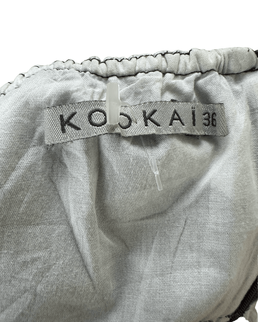 Y2K Kookai Abstract Floral Halter Dress - Funkify