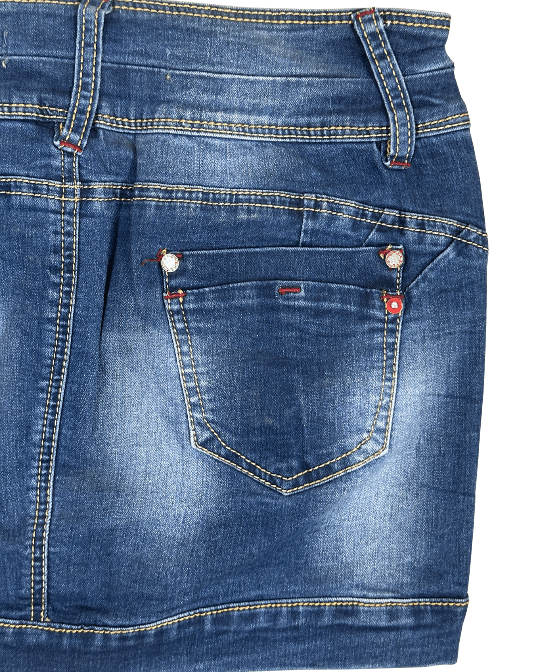 Y2K Monday Premium Denim Mini skirt - Funkify