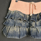 Y2K Ruffled Skirt - Funkify