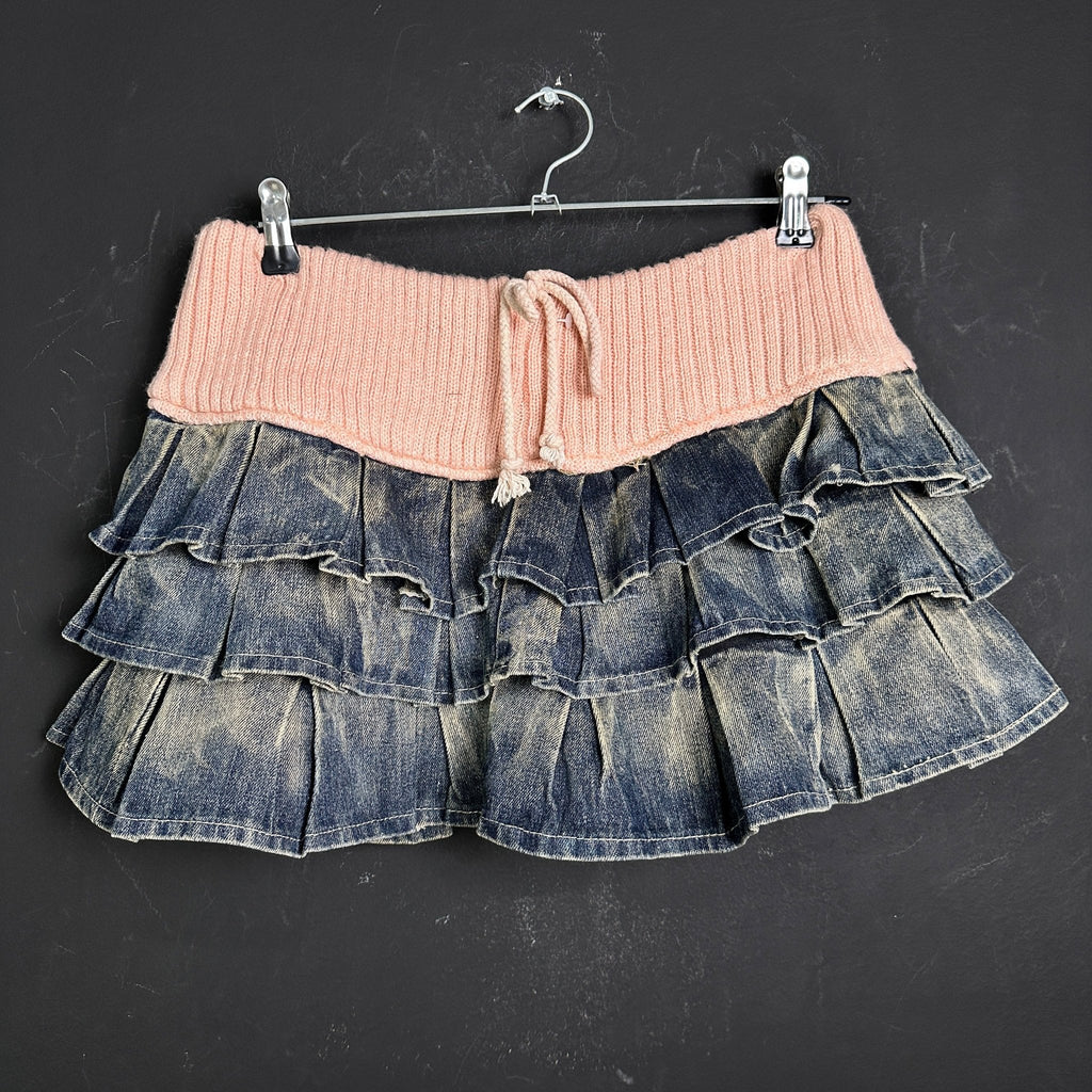 Y2K Ruffled Skirt - Funkify