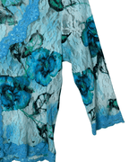 Y2K Sheer Lace Top Small - Funkify