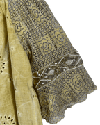 Yellow Embroidered Tassel Boho Top - Funkify