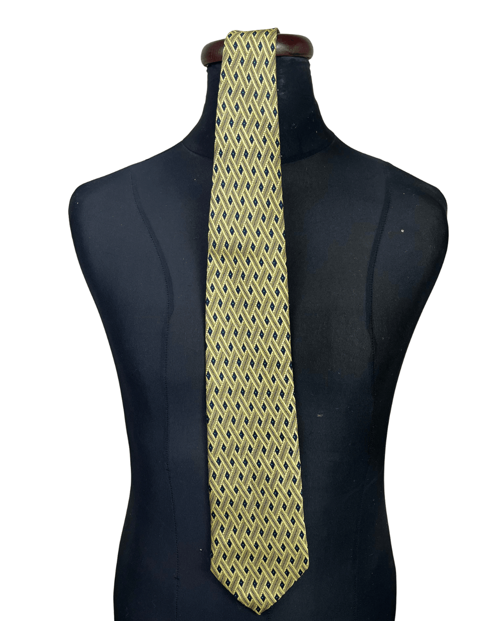 Yellow Patterned necktie - Funkify