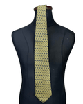 Yellow Patterned necktie - Funkify