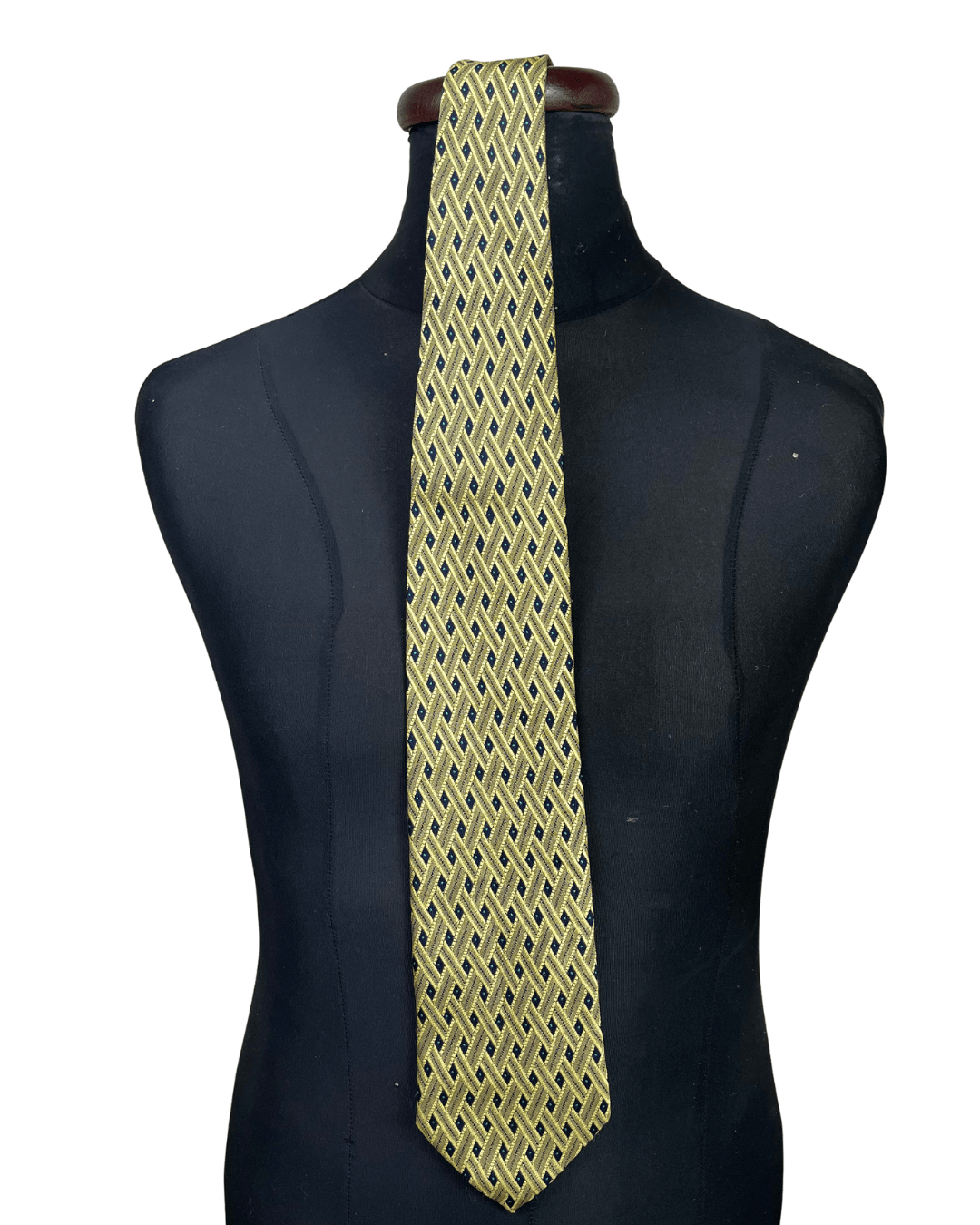 Yellow Patterned necktie - Funkify