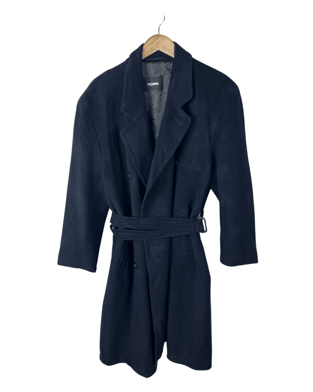 Yorn Cashmere Navy Coat XL - Funkify