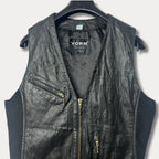 Yorn Genuine Leather Vest - Women's Medium - Funkify