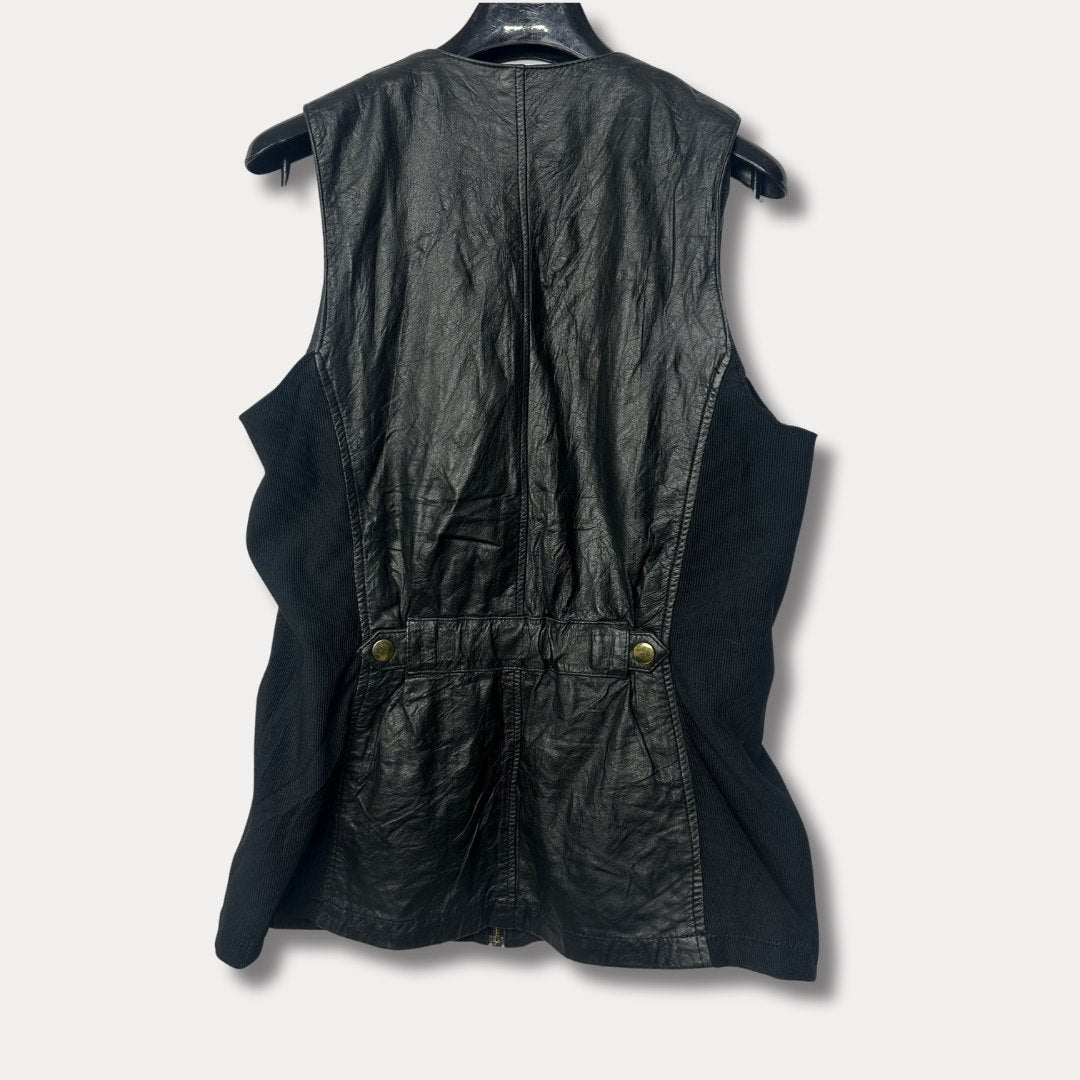 Yorn Genuine Leather Vest - Women's Medium - Funkify