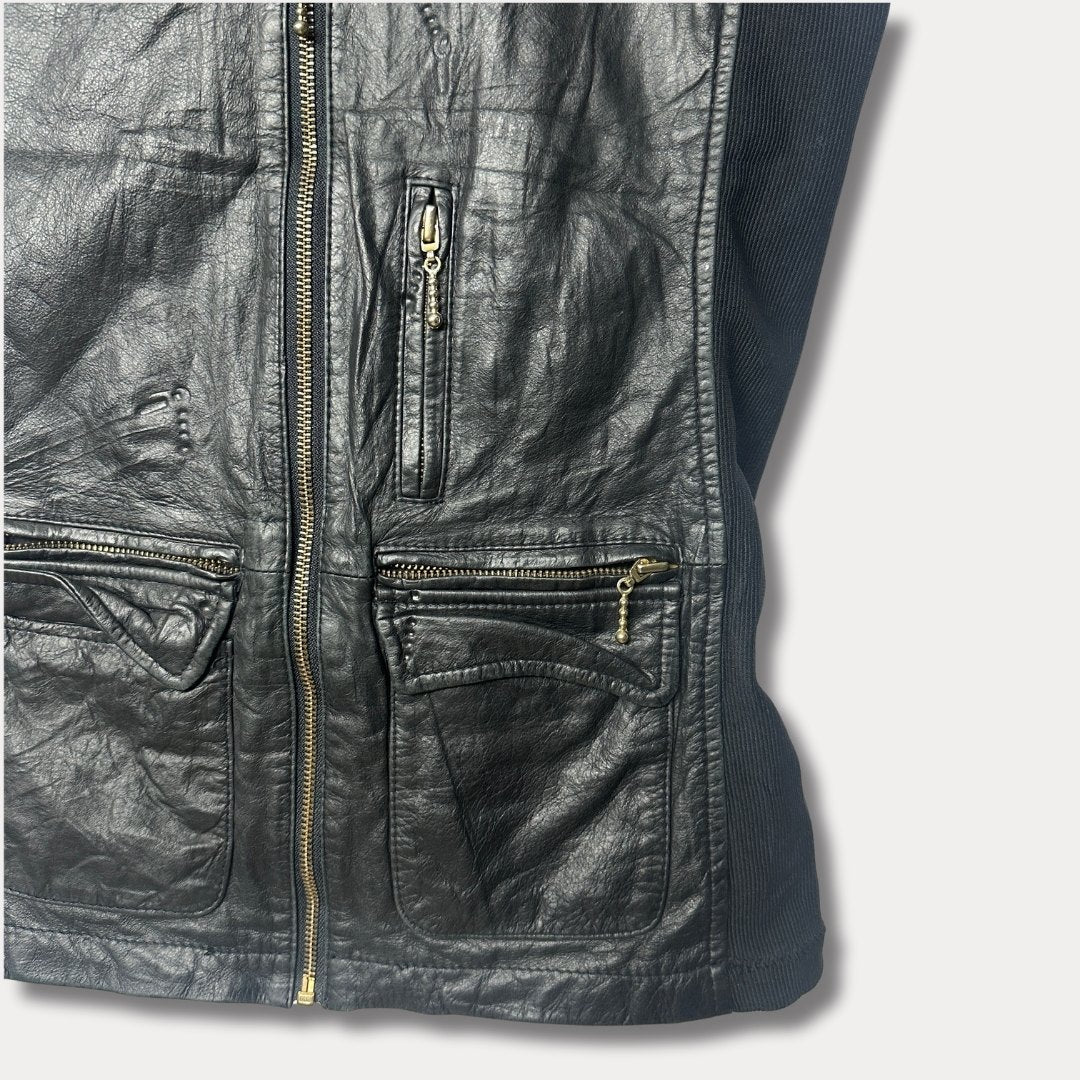 Yorn Genuine Leather Vest - Women's Medium - Funkify
