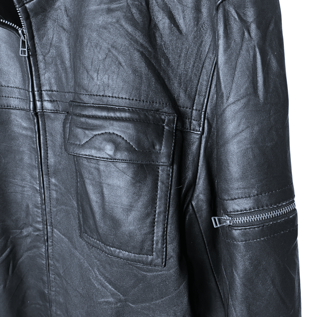 YTDA Vintage Genuine Leather Jacket XL - Funkify