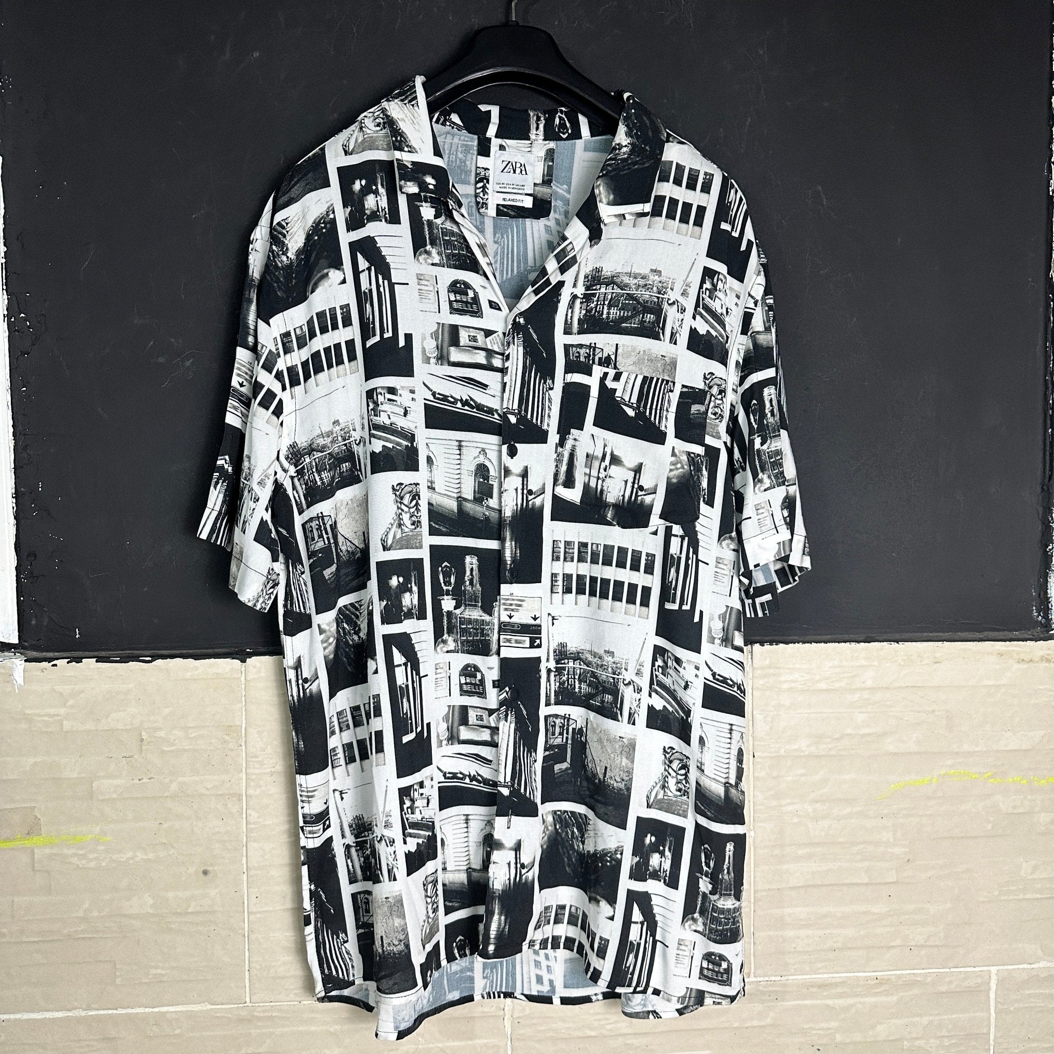 Zara Relaxed Fit Pattern Shirt - Funkify