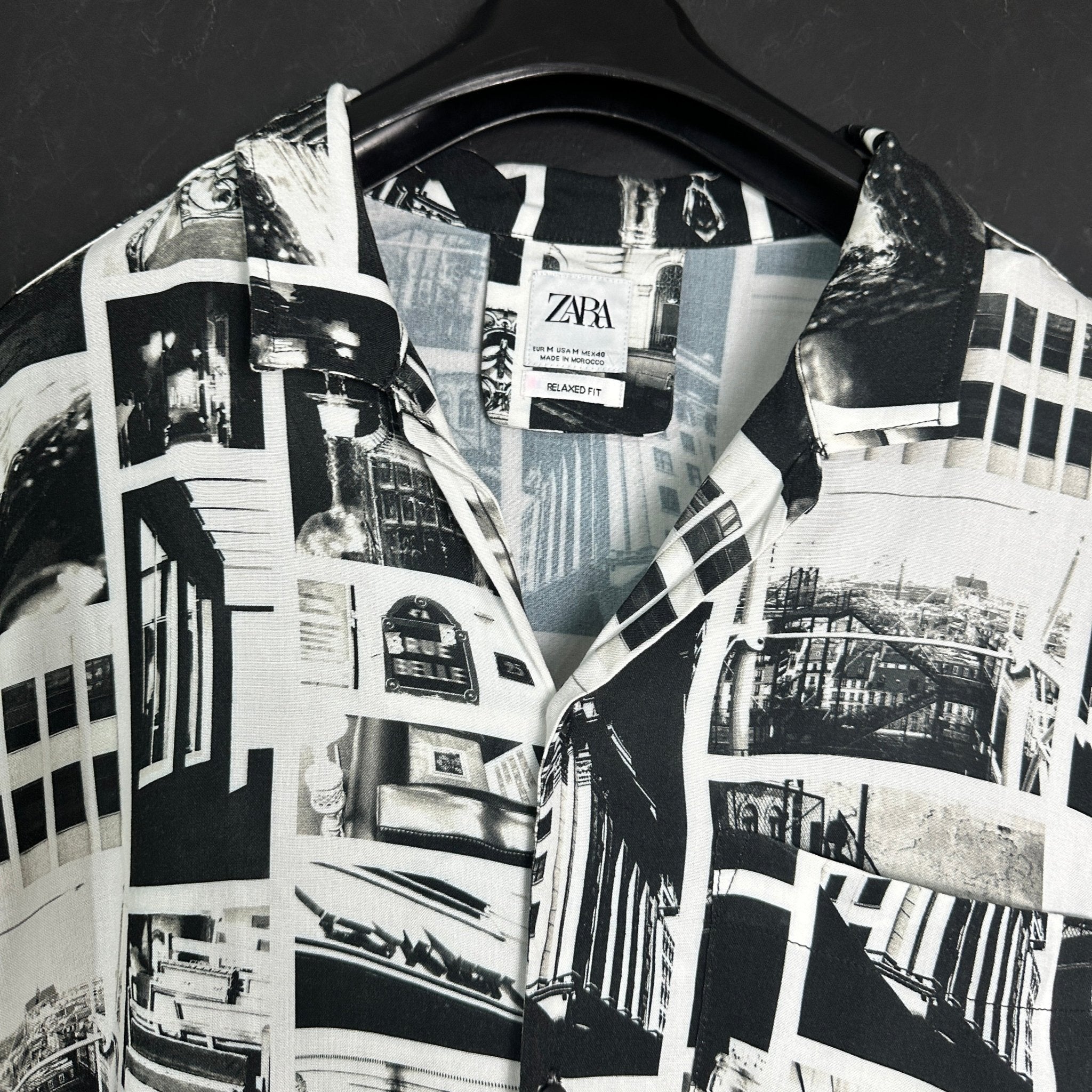 Zara Relaxed Fit Pattern Shirt - Funkify