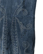 Zara Suede Embellished Shift Dress XS - Funkify
