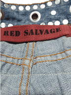 Vintage Red Salvage Jeans