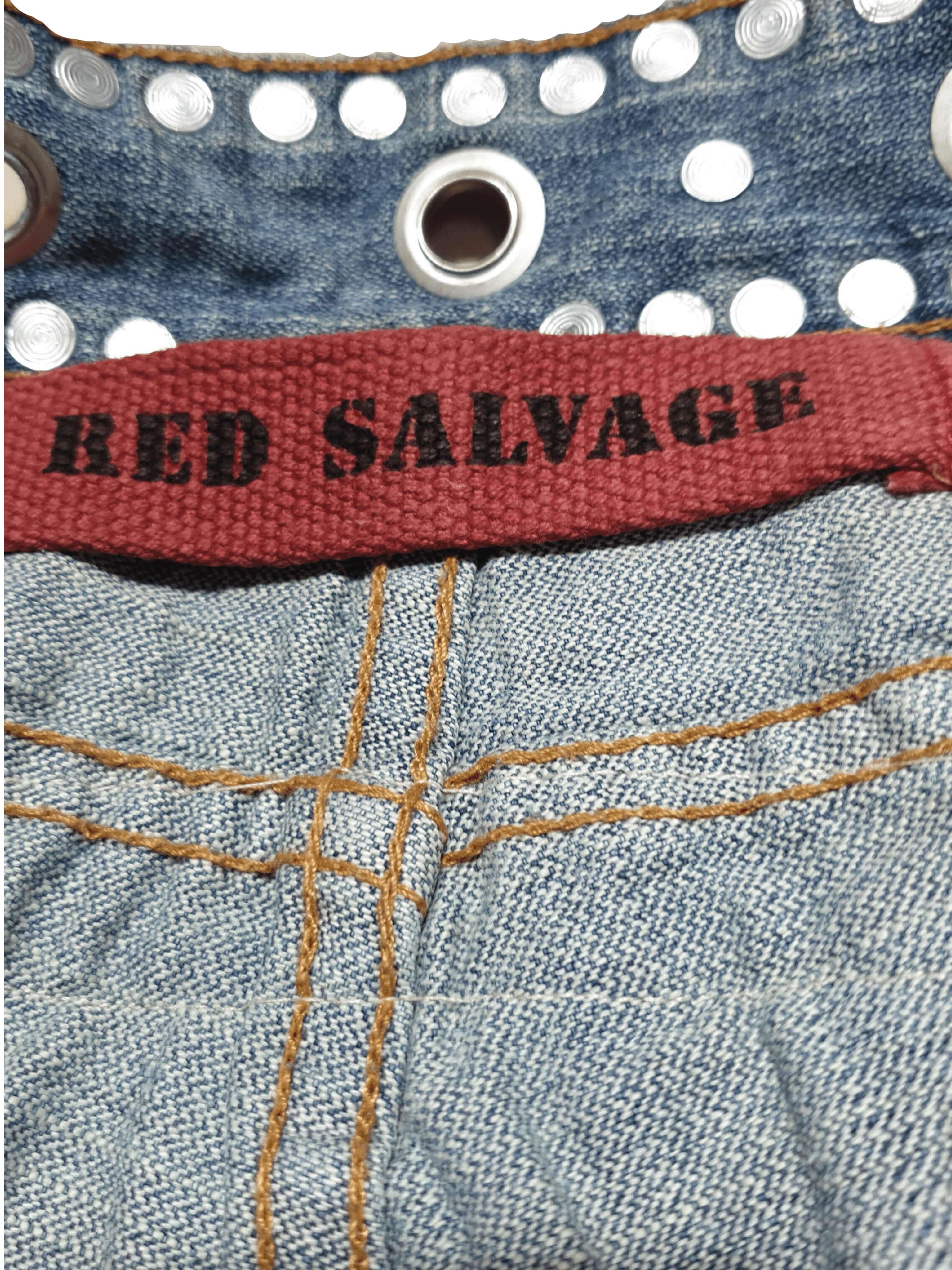 Vintage Red Salvage Jeans