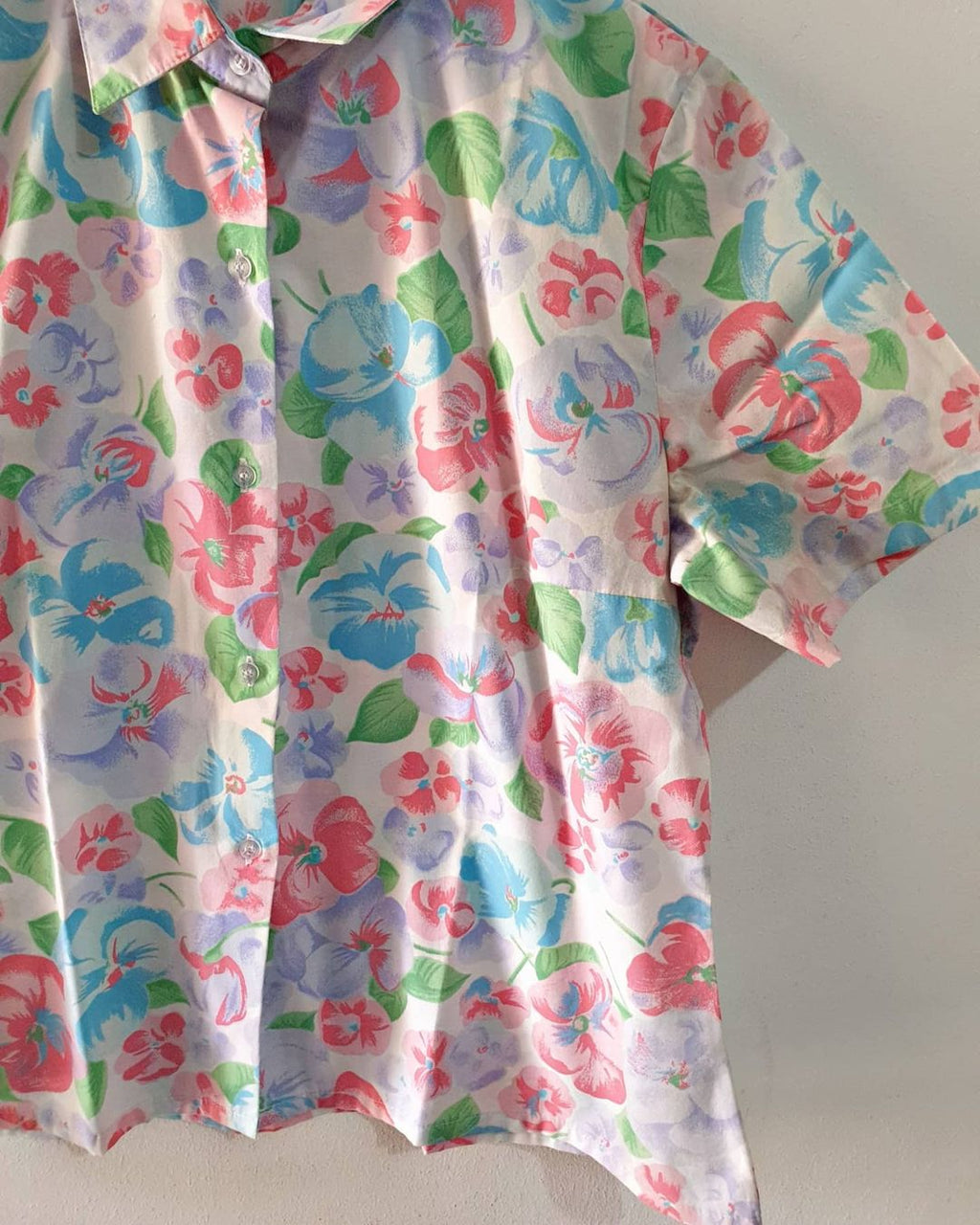 Pastel Multi-Colour Floral Blouse