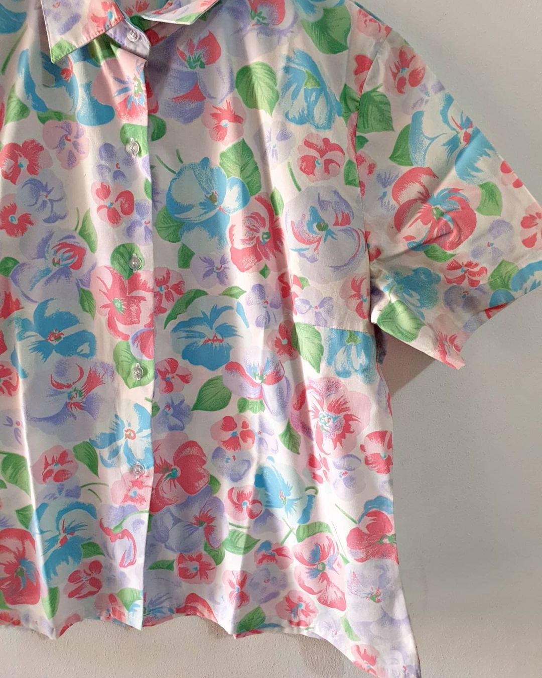 Pastel Multi-Colour Floral Blouse