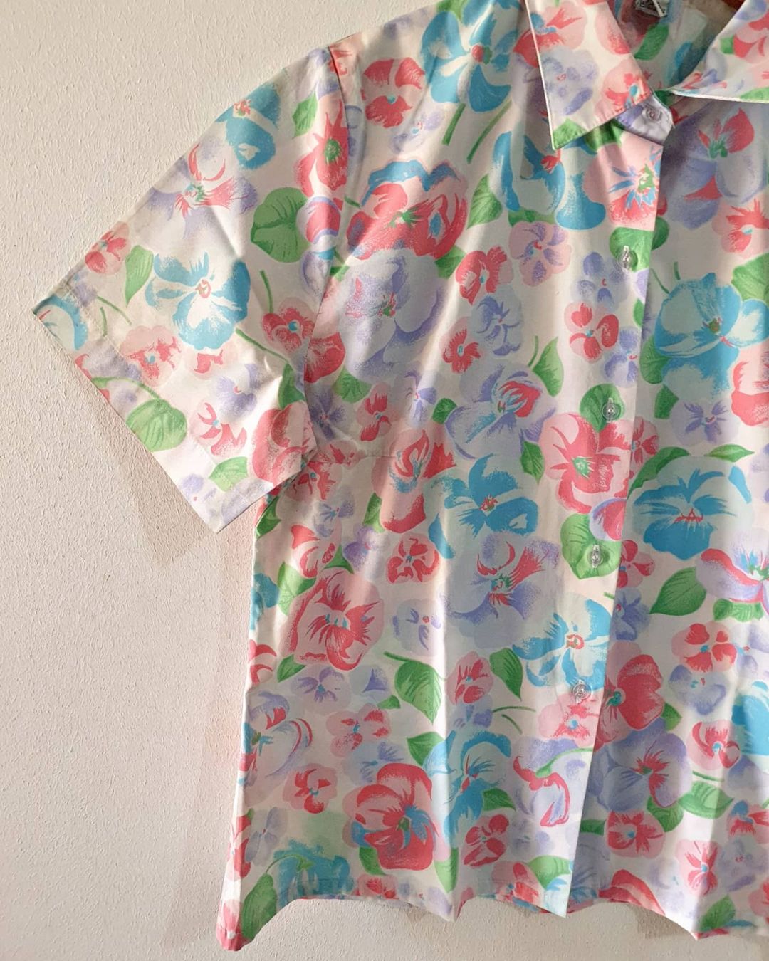 Pastel Multi-Colour Floral Blouse